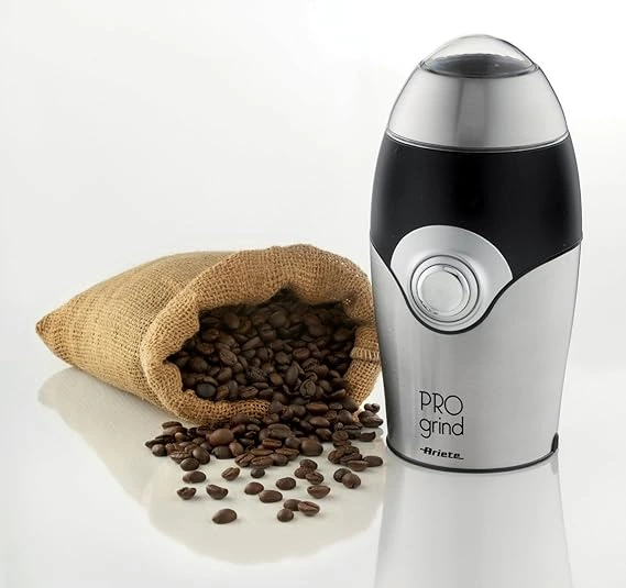 Ariete 3016 Coffee Grinder Silver Black Ariete